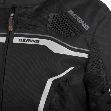 Geacă Moto din Textil BERING BATIST · Negru  - 1