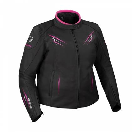 Geacă Moto Damă din Piele BERING LADY BRUTALIA QUEEN SIZE 