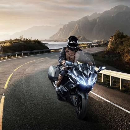 Pantaloni Moto din Textil BERING BRONKO · Negru  - 2