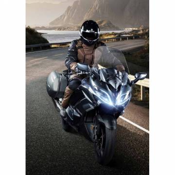 Geacă Moto din Textil BERING BRONKO · Negru  - 2