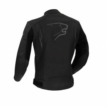 Geacă Moto din Piele și Textil BERING FORCIO · Negru  - 1