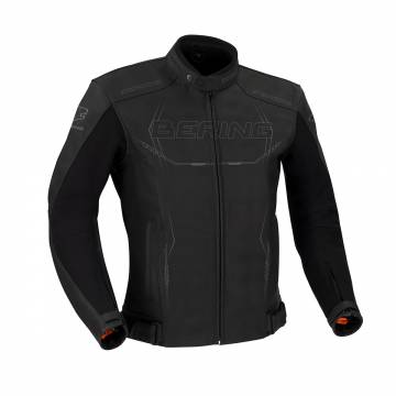 Geacă Moto din Piele și Textil BERING FORCIO · Negru  - 0