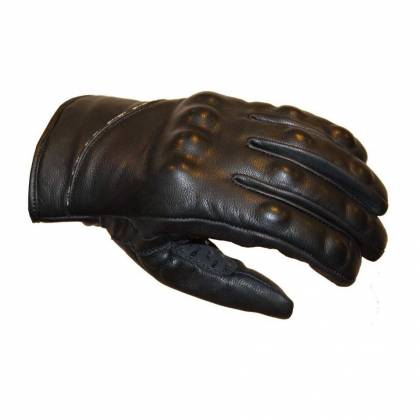 Mănuși Moto din Piele SHOX OLD BOY · Negru  - 1