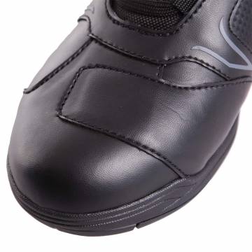 Ghete Moto din Piele & Textil BERING WALKER · Negru / Alb  - 3