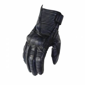 Mănuși Moto din Piele TRILOBITE CAFE · Negru  - 0