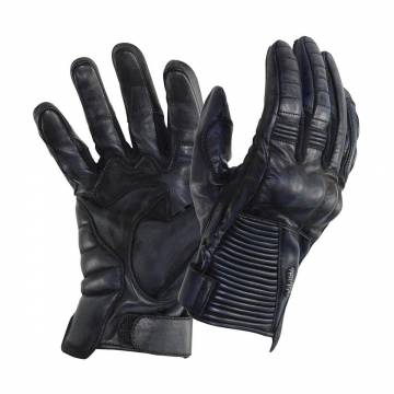 Mănuși Moto din Piele TRILOBITE CAFE · Negru  - 3