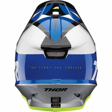 Cască Enduro - Cross THOR SECTOR FADER · Negru / Albastru / Alb  - 3