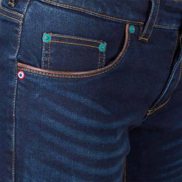 Blugi Moto Damă BERING LADY DONOVAN · Albastru  - 4