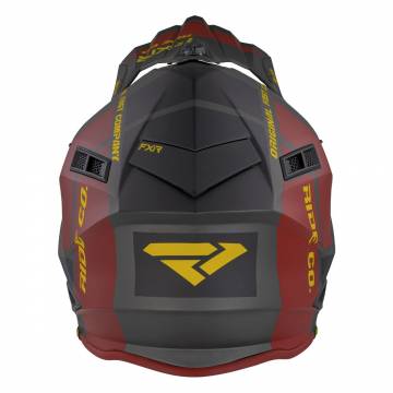 Cască Enduro - Cross - Snowmobil FXR RACING HELIUM RIDE CO 21 · Gri / Auriu / Roșu  - 2