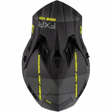 Cască Enduro - Cross - Snowmobil FXR RACING HELIUM RIDE CO 21 · Negru / Verde Fluo  - 2
