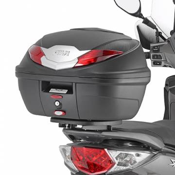 Cutie / Topcase Moto GIVI MONOLOCK B360 36 L · Negru / Gri / Roșu  - 1