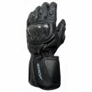 Mănuși Moto din Piele SHOX TRACK · Negru