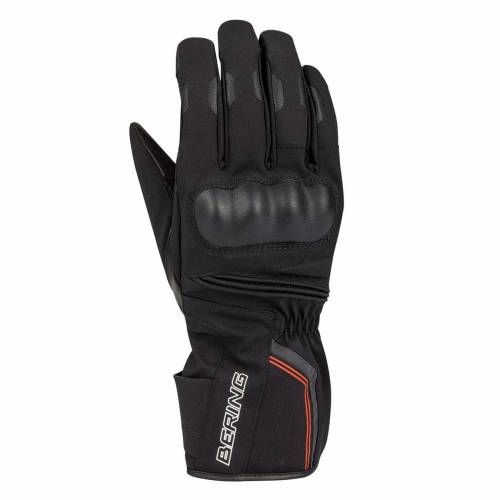 Mănuși Moto de Iarnă din Piele & Textil BERING KAYAK · Negru 