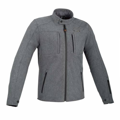 Geacă Moto din Textil BERING CARVER · Gri 