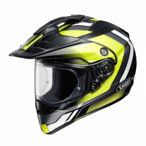 Cască Moto Integrală SHOEI HORNET ADV SOVEREIGN TC-3 · Verde-fluo / Gri 