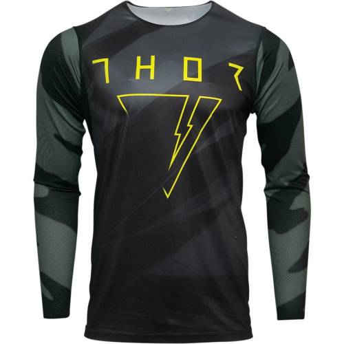 Tricou Enduro - Cross THOR PRIME PRO CAST · Verde / Negru 