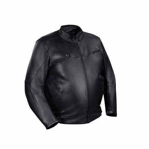 Geacă Moto din Piele BERING GRINGO KING SIZE · Negru 