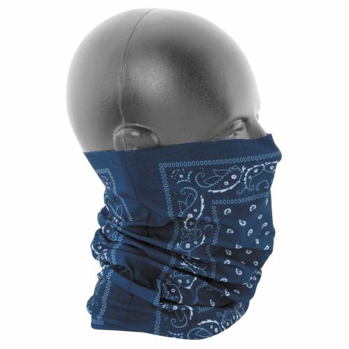 Eșarfă Moto ZANHEADGEAR MOTLEY TUBE PAISLEY · Albastru 