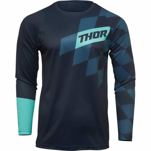 Tricou Enduro - Cross THOR SECTOR BIRDROCK 2022 · Albastru 