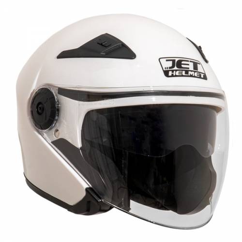 Cască Moto Open Face JET SONIC 2.0 · Alb 