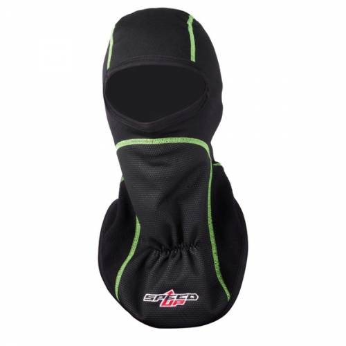 Cagulă moto SPEED UP BALANCE · Negru / Verde 