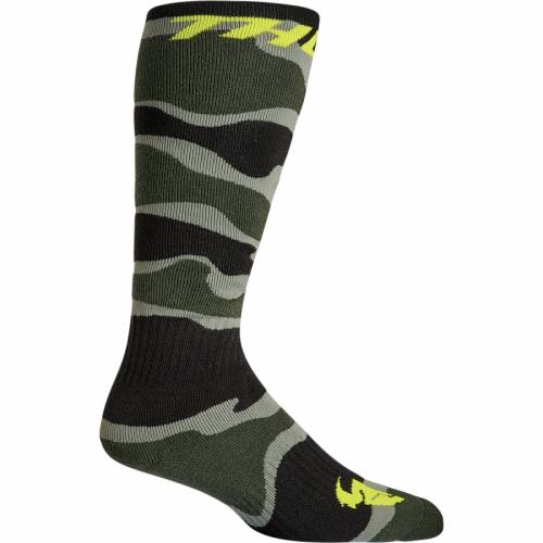 Șosete Enduro - Cross Copii THOR MX CAMO · Verde / Negru 