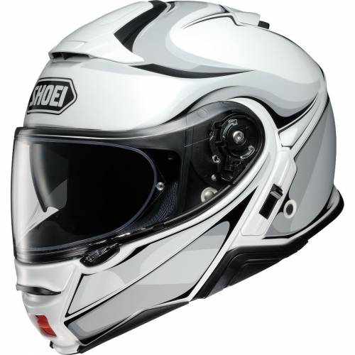 Cască Moto Flip-Up SHOEI NEOTEC-II WINSOME TC-6 · Alb / Gri 
