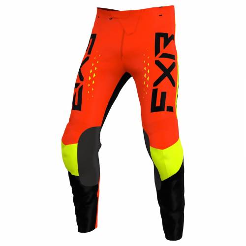 Pantaloni Enduro Copii FXR RACING CLUTCH PRO MX · Negru / Roșu / Galben-Fluo 