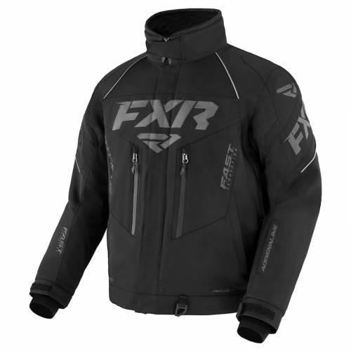 Geacă Snowmobil FXR RACING ADRENALINE F.AS.T. · Negru 