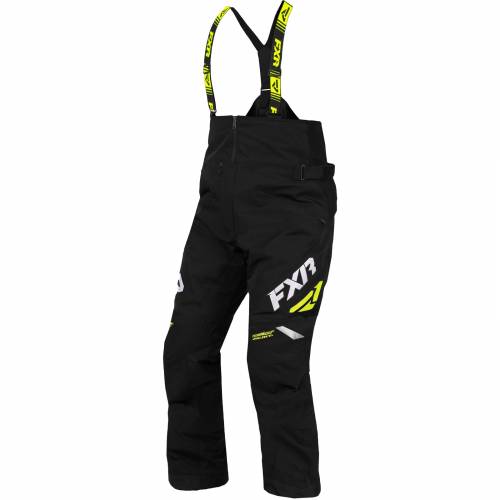 Pantaloni Snowmobil FXR RACING ADRENALINE F.A.S.T. · Negru / Verde-Fluo 