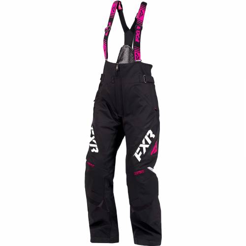 Pantaloni Snowmobil Damă FXR RACING ADRENALINE F.A.S.T. · Negru / Roz 