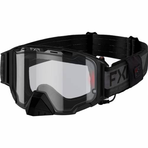 Ochelari Snowmobil cu Lentile Încălzite Electric FXR RACING MAVERICK CORDLESS ELECTRIC · Negru 
