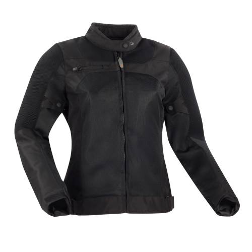 Geacă Moto Damă de Vară din Textil BERING LADY MALIBU · Negru 