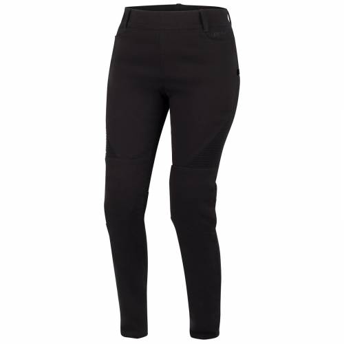 Blugi Moto Damă din Bumbac Elastic cu Întărituri Kevlar BERING LADY PEGGY · Negru 