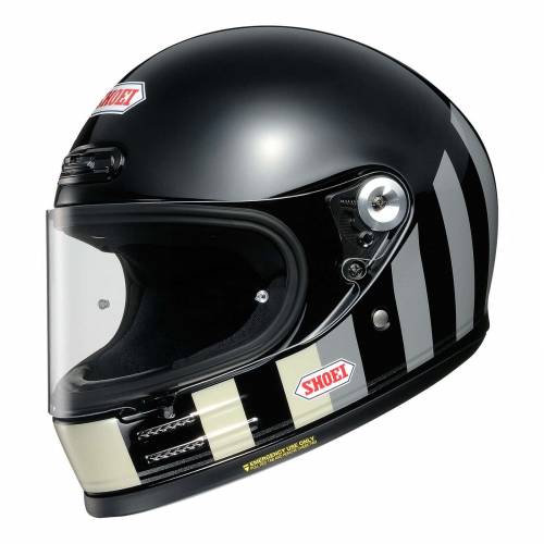 Cască Moto Integrală SHOEI GLAMSTER RESSURECTION TC-5 · Negru / Alb / Gri 
