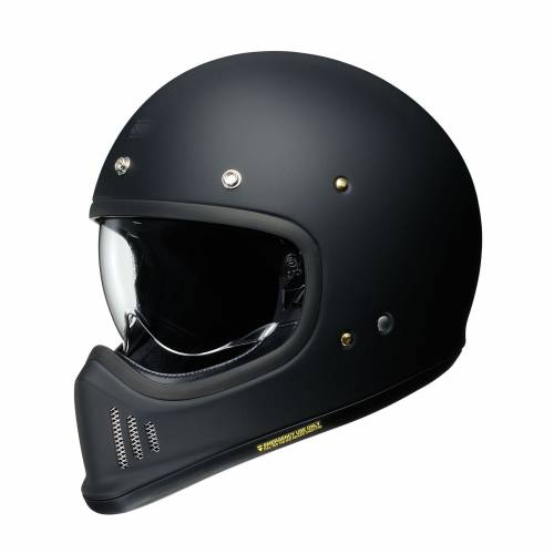 Cască Moto Dual-Sport Vintage SHOEI EX-ZERO · Negru Mat 