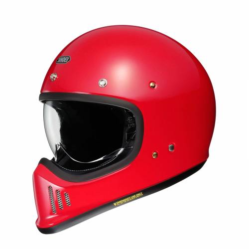 Cască Moto Dual-Sport Vintage SHOEI EX-ZERO · Roșu 