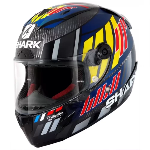Cască Moto Integrală SHARK RACE-R PRO CARBON REPLICA ZARCO SPEEDBLOCK · Negru / Albastru / Roșu 
