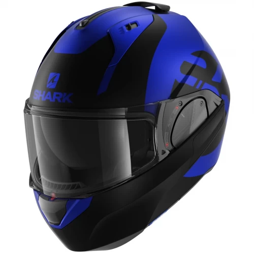 Cască Moto Modulară SHARK EVO ES KEDJE MAT · Negru / Albastru 