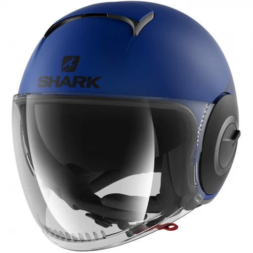 Cască Moto Open Face SHARK NANO STREET NEON MAT · Albastru / Negru 