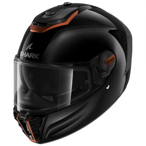 Cască Moto Integrală SHARK SPARTAN RS BLANK SP · Negru / Maro 