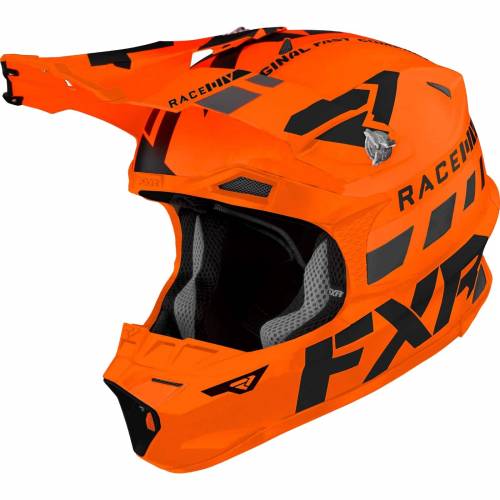 Cască Enduro - Cross - Snowmobil FXR RACING BLADE RACE DIV · Portocaliu / Negru 