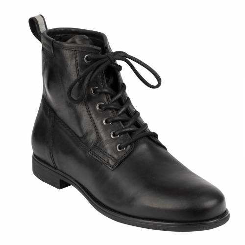 Ghete Moto Chopper din Piele Naturală SEGURA HODGE 2 · Negru 