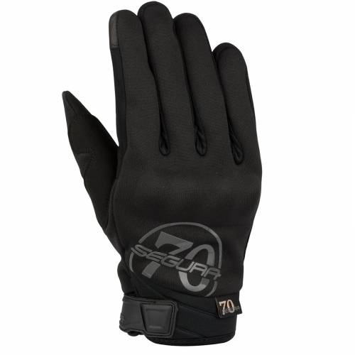 Mănuși Moto din Textil SEGURA KEYWEST · Negru 