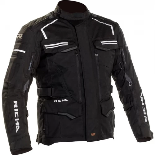Geacă Moto din Textil RICHA TOUAREG 2 · Negru 