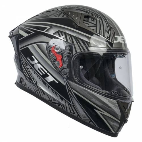 Cască Moto Integrală JET SCUD MAGNET · Gri / Negru 