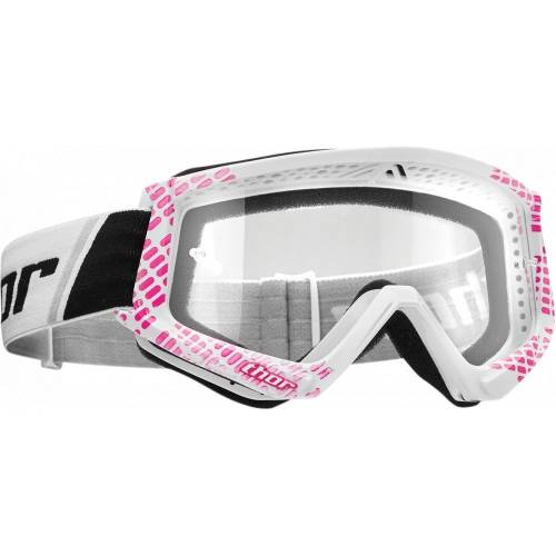 Ochelari Enduro - Cross THOR COMBAT CAP · Roz / Alb 