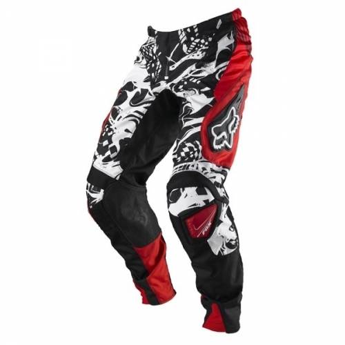 Pantaloni Enduro - Cross FOX 180 PRINT · Roșu 
