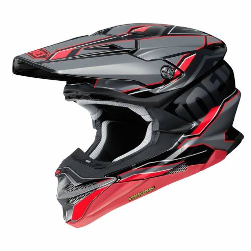 Cască Enduro Off-Road SHOEI VFX-WR Allegiant TC-1 · Negru / Gri / Roșu 