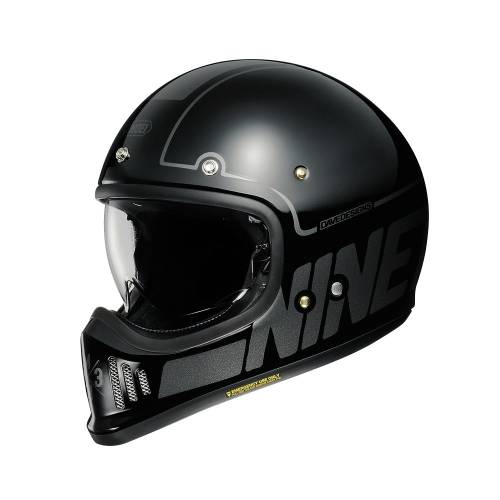 Cască Moto Dual-Sport Vintage SHOEI EX-ZERO MM93 Collection Master TC-5 · Negru / Gri 